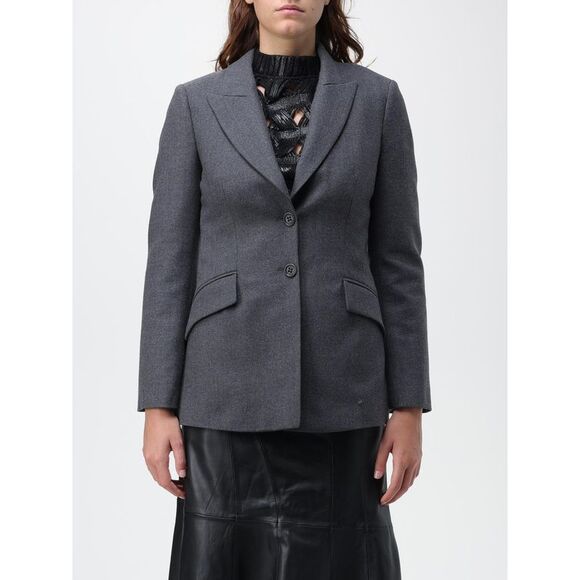 Alberta Ferretti Jacket Woman Grey
